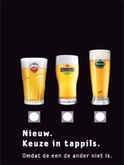 Accent Grave Heineken horecafolder Keuze in tappils